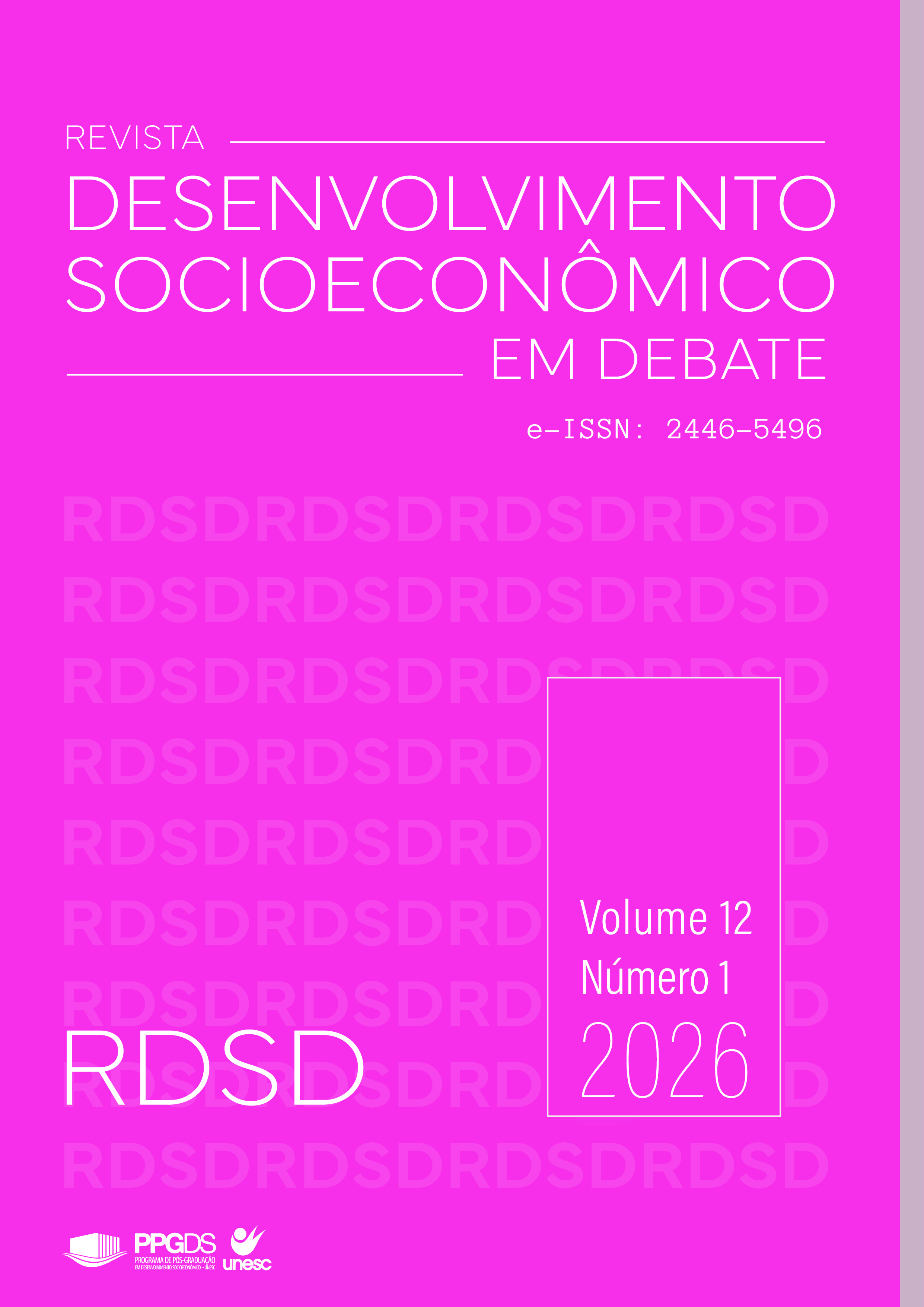 					Visualizar v. 12 n. 1 (2026): Revista Desenvolvimento Socioeconômico em Debate
				